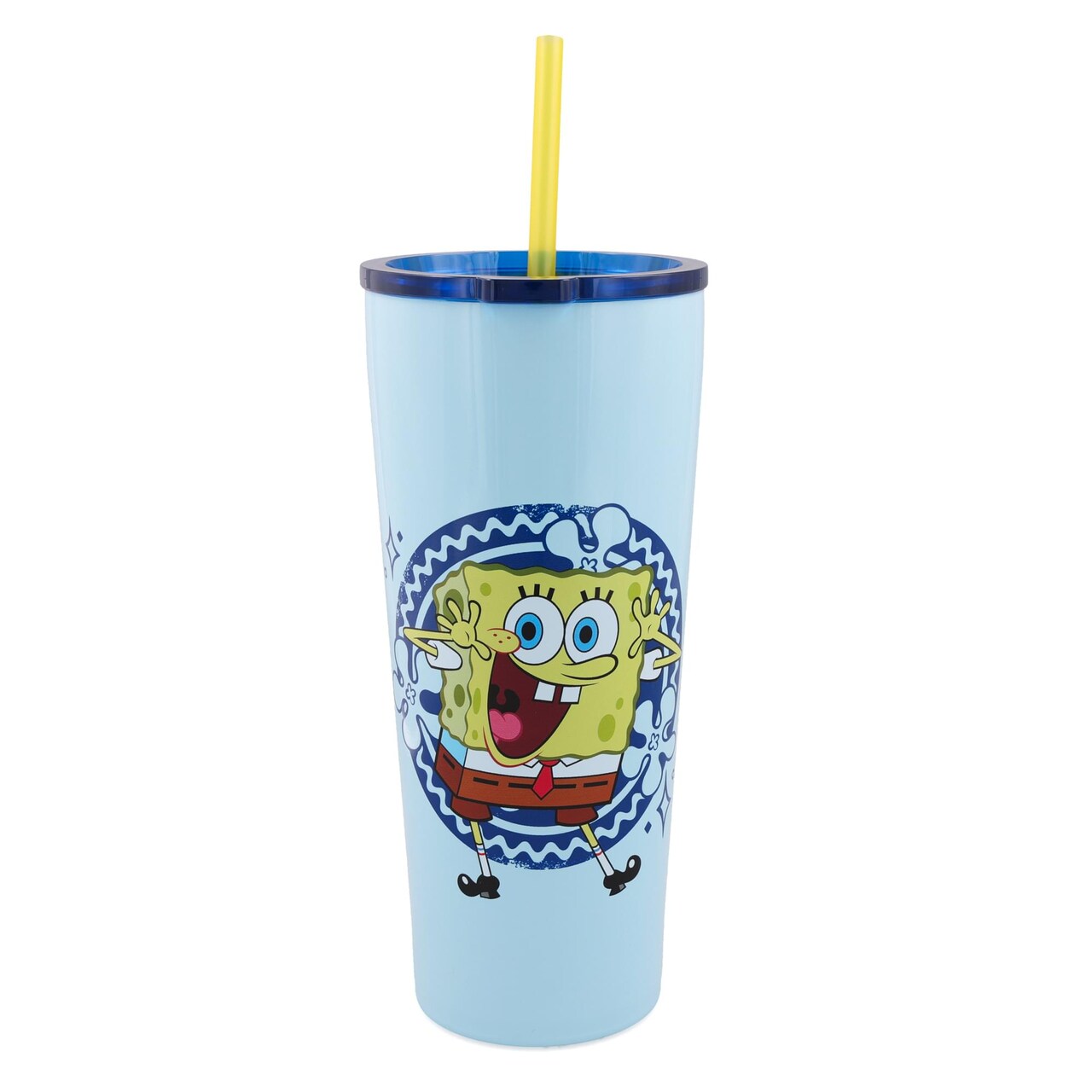 Nickelodeon Spongebob Squarepants 22-Ounce Stainless Steel Tumbler With Lid